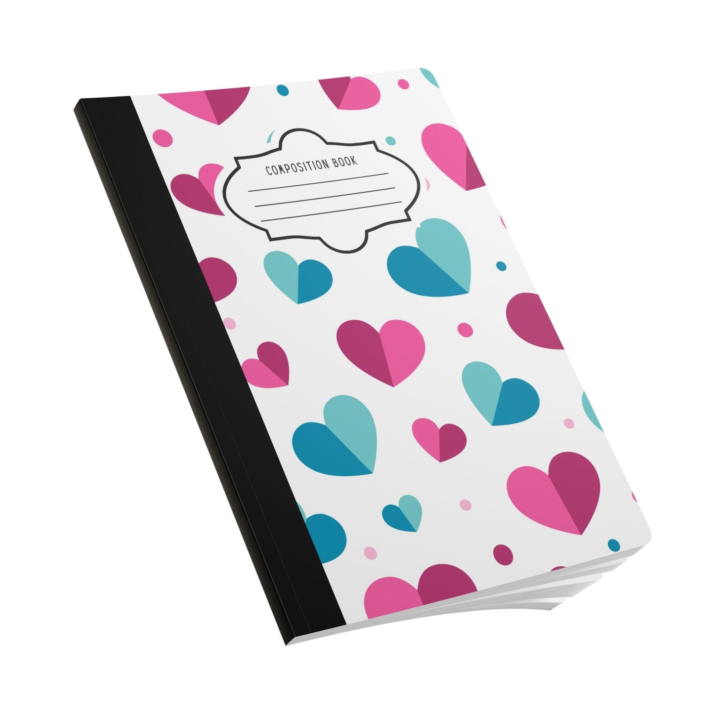 ColorFlow | Modern Heart Notebook for Writing Journaling School Notes and Thoughtful Gift Ideas