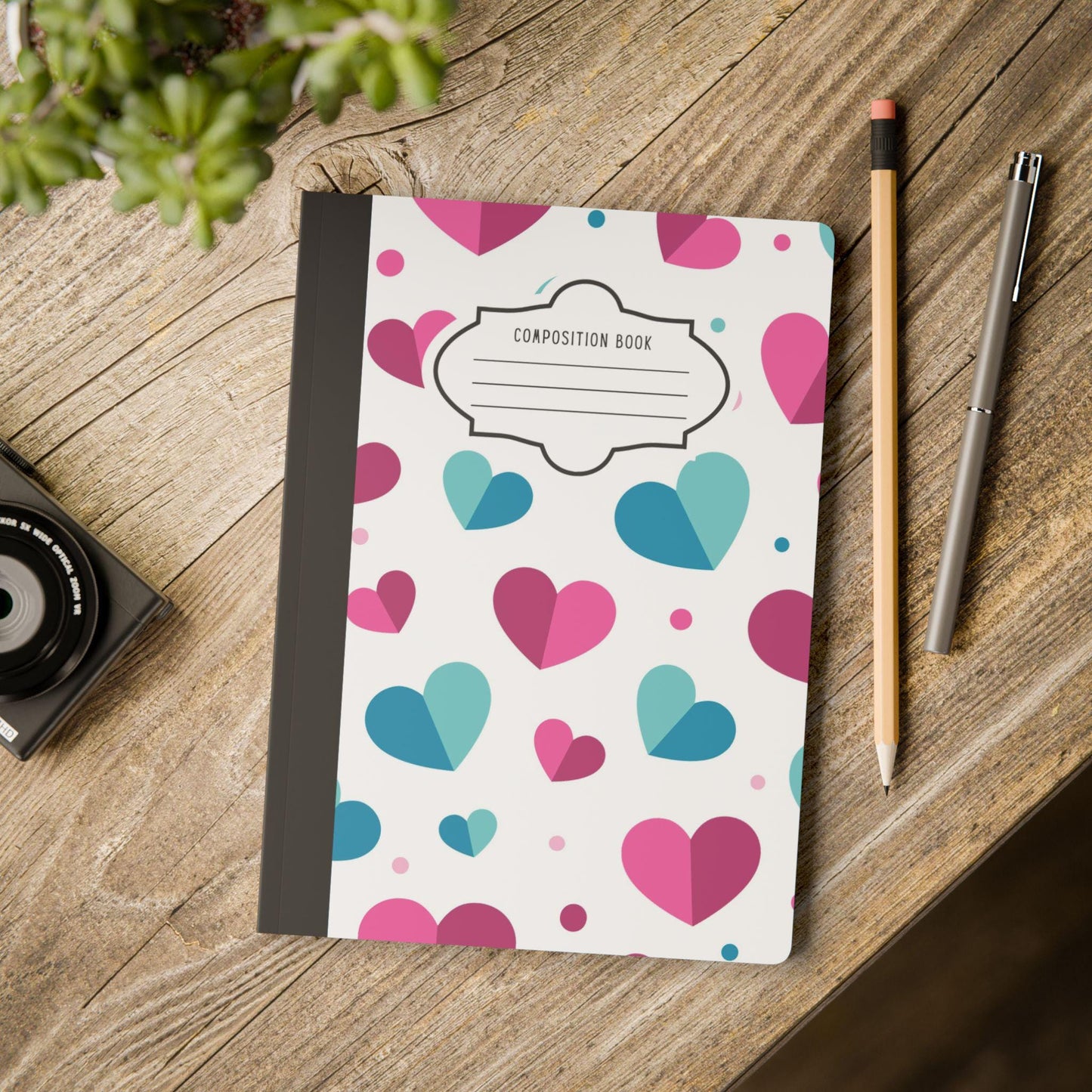 ColorFlow | Modern Heart Notebook for Writing Journaling School Notes and Thoughtful Gift Ideas