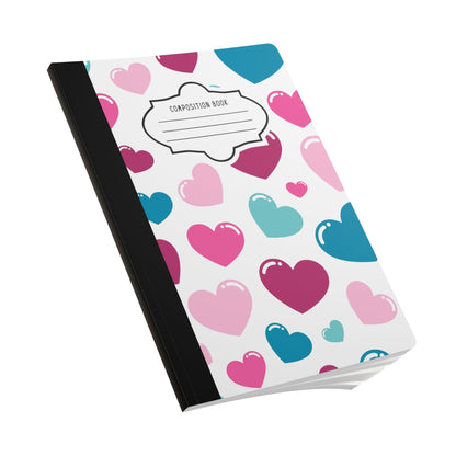 ColorFlow | Glossy Heart Notebook for Journaling School Writing Organization and Creative Gifts