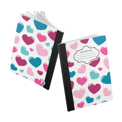ColorFlow | Glossy Heart Notebook for Journaling School Writing Organization and Creative Gifts