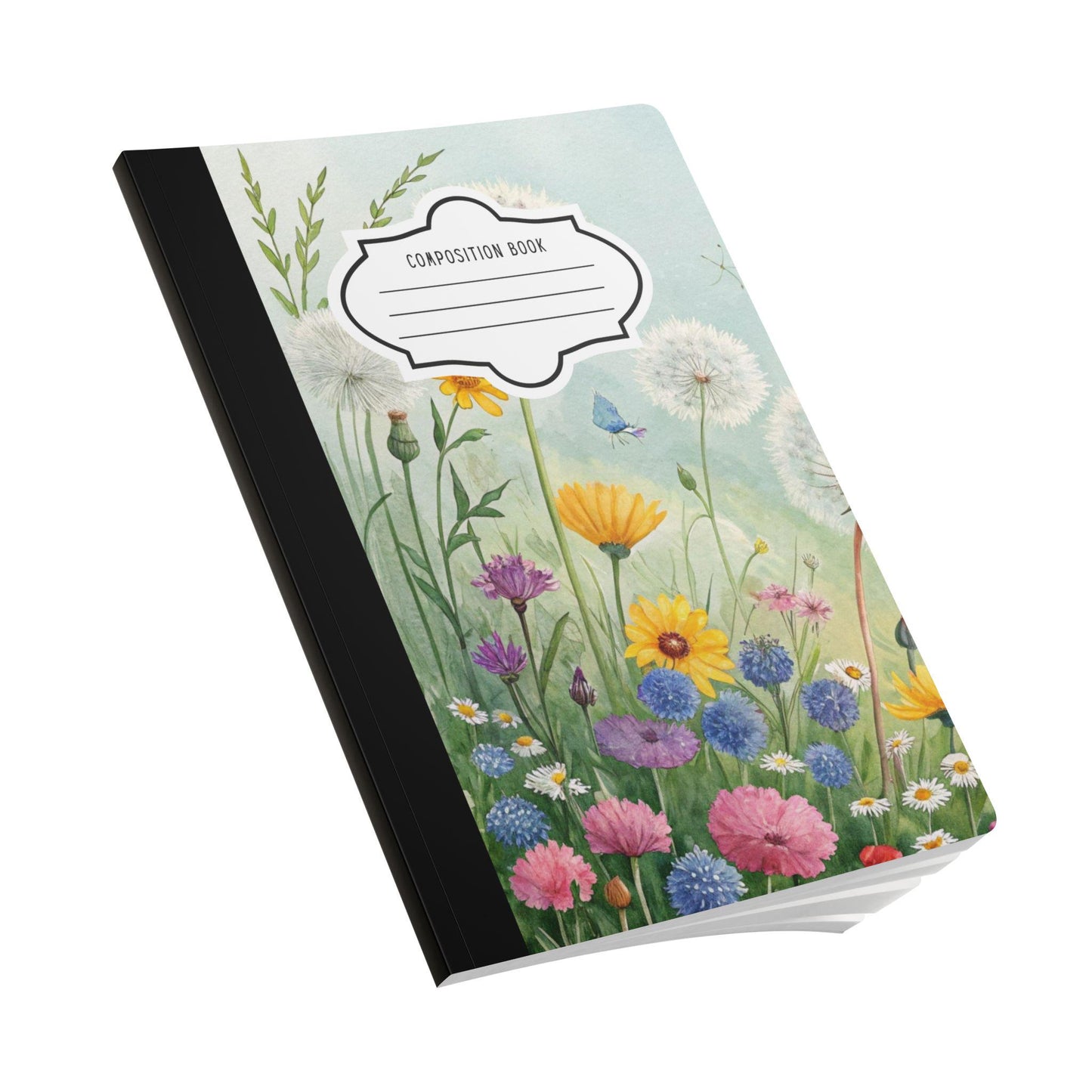 ColorFlow | Wildflower Composition Notebook College Ruled Journal for Students Office Writing and Journaling