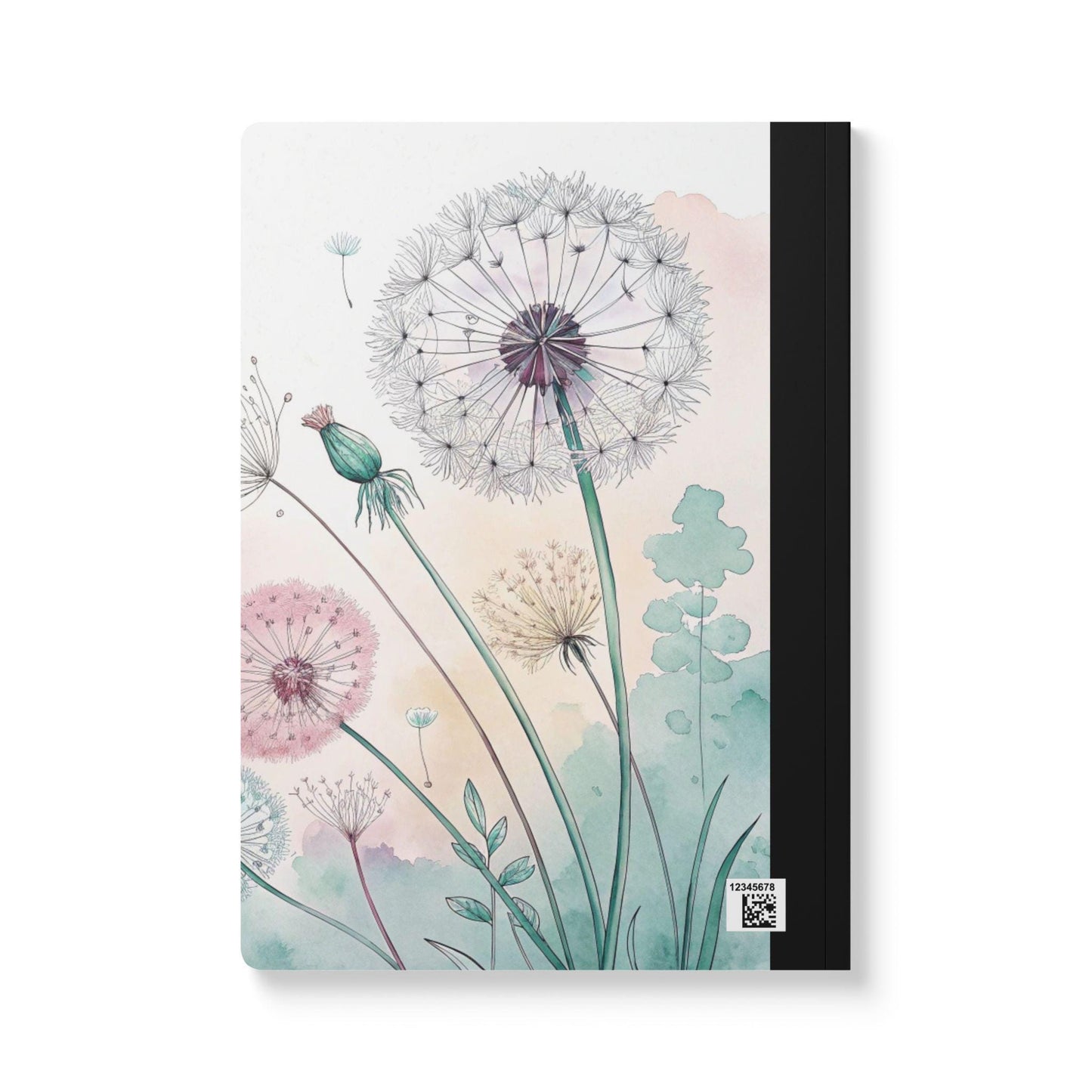 ColorFlow | Soft Bloom Dandelion Composition Notebook College Ruled Journal for Writing Students and Professionals