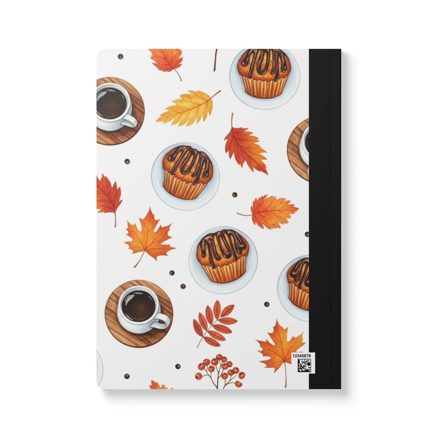 ColorFlow | Autumn Coffee Composition Notebook College Ruled Journal for Students Writers and Professionals