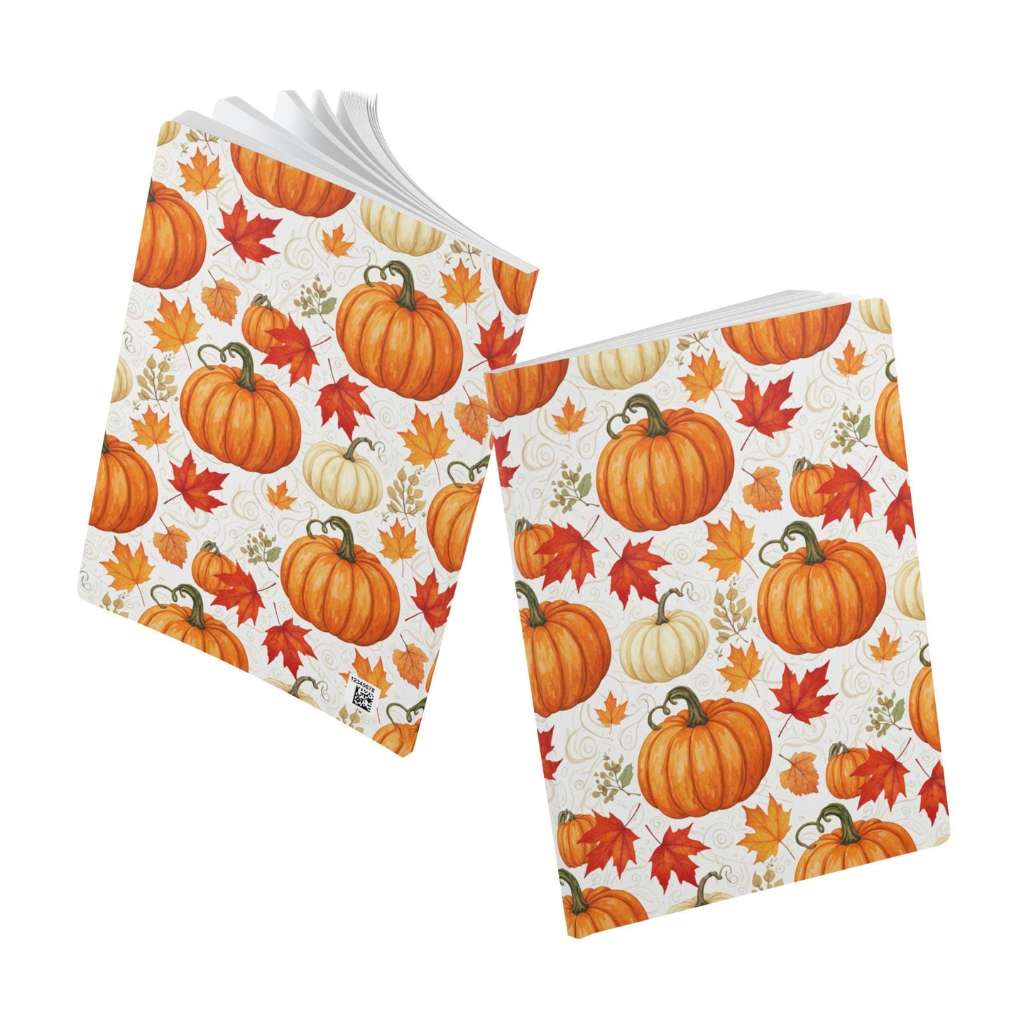 ColorFlow | Pumpkin Patch Composition Notebook College Ruled Journal for Autumn School Writing and Journaling