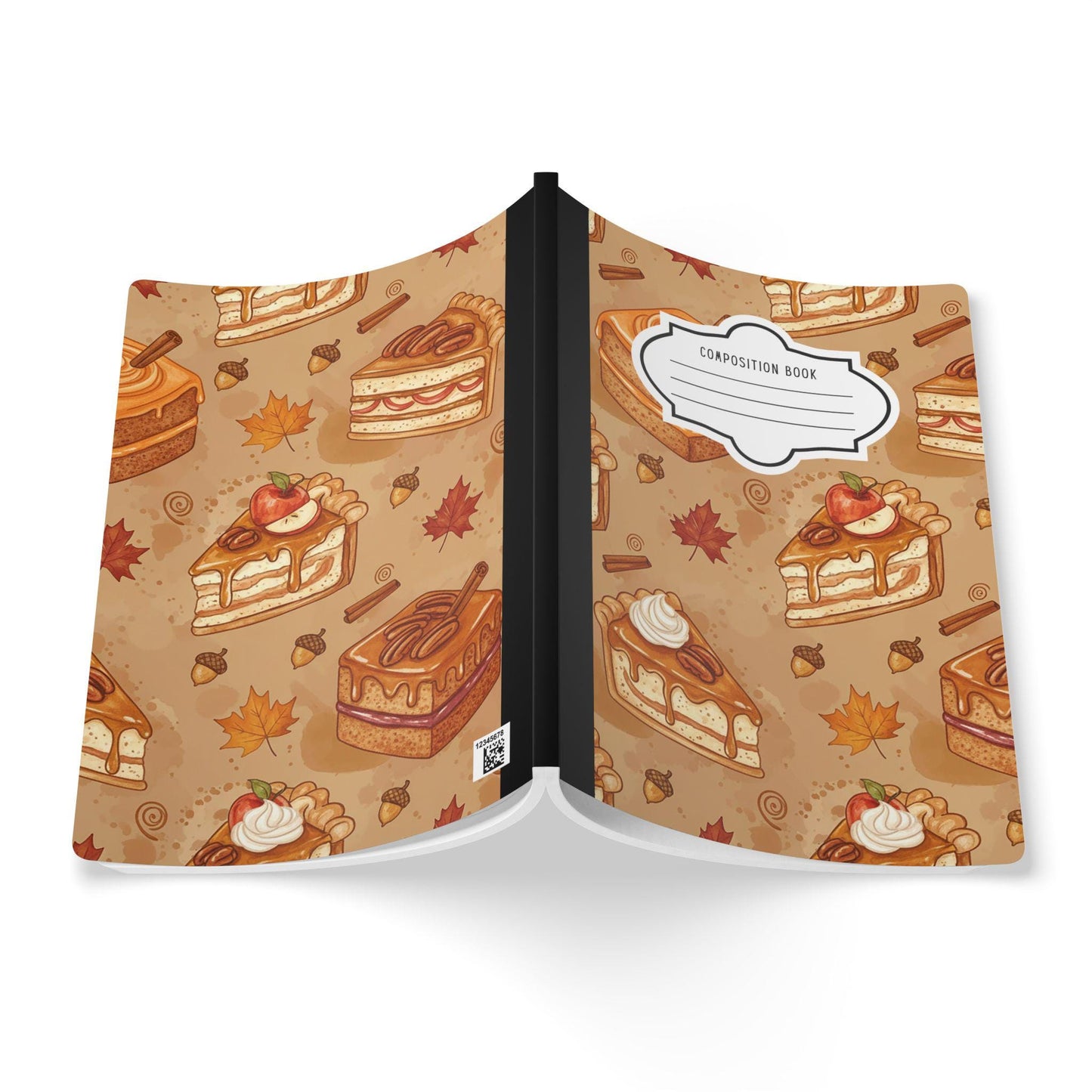 ColorFlow | Autumn Dessert Composition Notebook College Ruled Journal for Students Professionals Writing