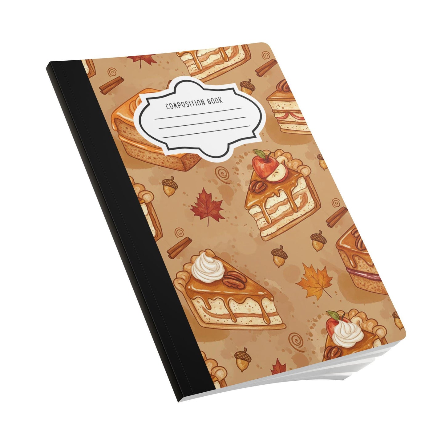ColorFlow | Autumn Dessert Composition Notebook College Ruled Journal for Students Professionals Writing