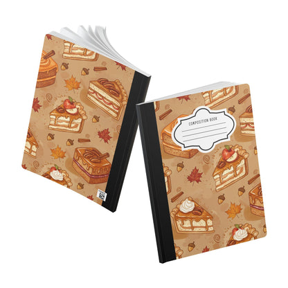 ColorFlow | Autumn Dessert Composition Notebook College Ruled Journal for Students Professionals Writing