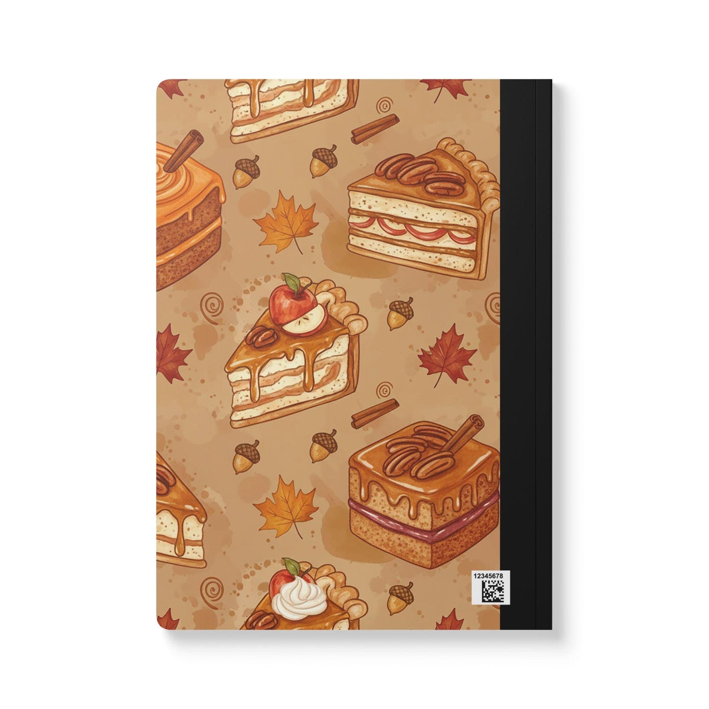 ColorFlow | Autumn Dessert Composition Notebook College Ruled Journal for Students Professionals Writing
