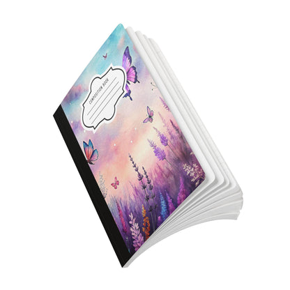 ColorFlow | Twilight Butterfly Composition Notebook College Ruled Journal for Students Professionals Writing Journaling