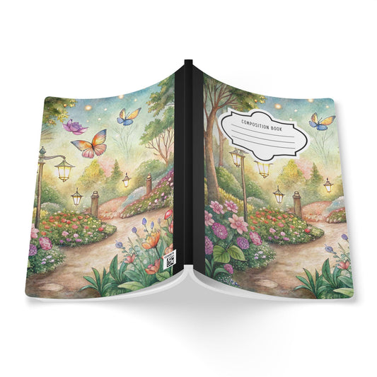 ColorFlow | Evening Glow Butterfly Composition Notebook College Ruled Journal for Students Writing and Journaling