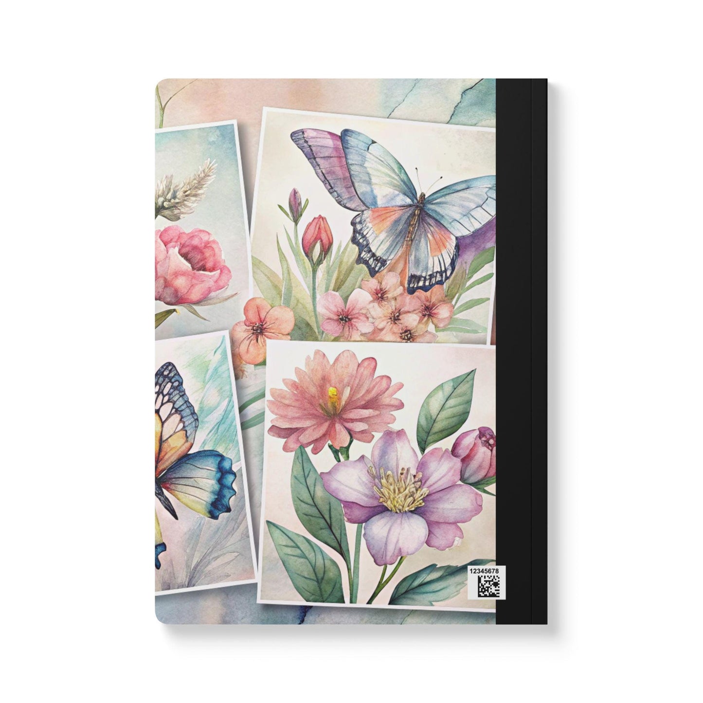 ColorFlow | Butterfly Collage Composition Notebook Floral Aesthetic Journal for Students Writers and Gifts