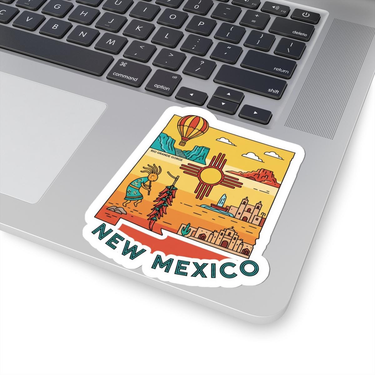 New Mexico Vinyl Sticker: Southwest Art Decal, Waterproof & Durable