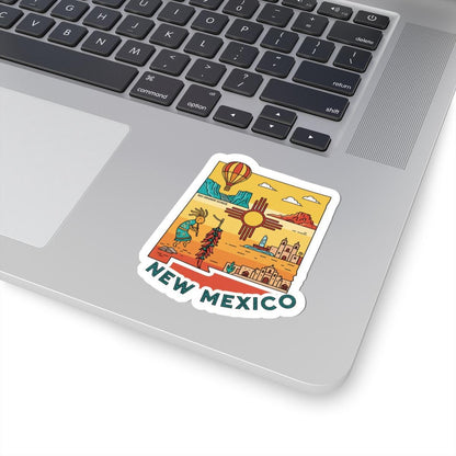 New Mexico Vinyl Sticker: Southwest Art Decal, Waterproof & Durable
