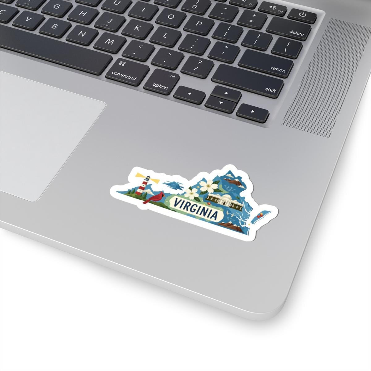 ColorFlow | Virginia Vinyl Sticker Pack | Cardinal Dogwood Lighthouse Art | Waterproof Glossy Matte Holographic