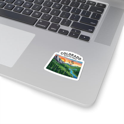 ColorFlow | Colorado Vinyl Sticker Pack | Adventure Awaits Mountains River Art | Waterproof Glossy Matte Holographic