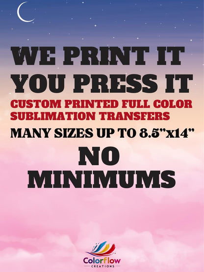 ColorFlow | Custom Sublimation Transfers | We Print You Press | Tumbler Wraps | Gang Sheets | Same-Day Shipping USA