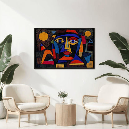 ColorFlow | Geometric Radiance Wooden Puzzle | Picasso Inspired Bold Abstract Jigsaw | Artistic Wood Puzzle Decor