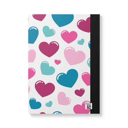 ColorFlow | Glossy Heart Notebook for Journaling School Writing Organization and Creative Gifts