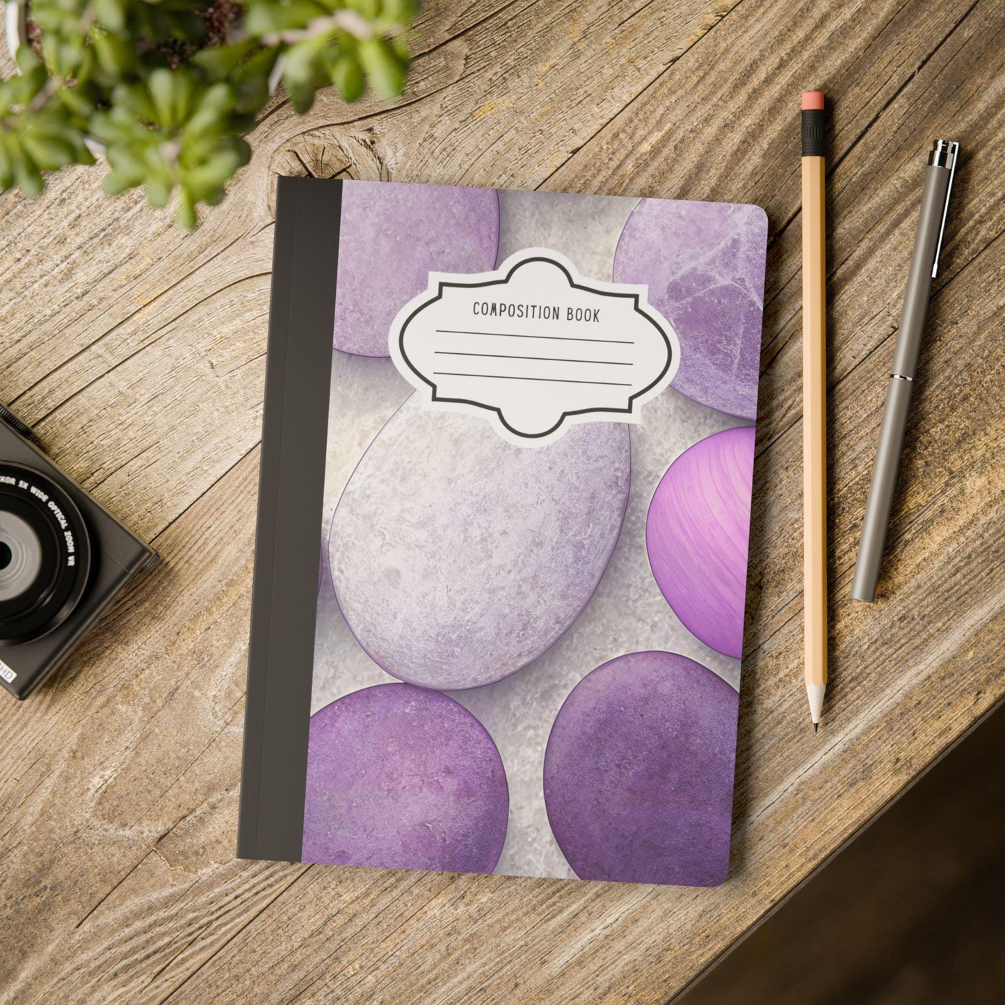 Lavender Stone Composition Notebook | College Ruled Journal