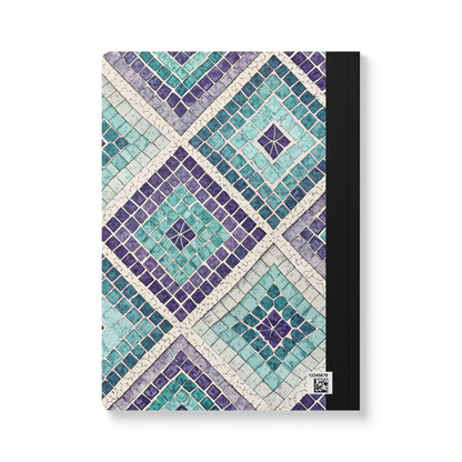 ColorFlow | Mosaic Tile Composition Notebook | Aesthetic College Ruled Journal | Artistic Writing Notebook Gift