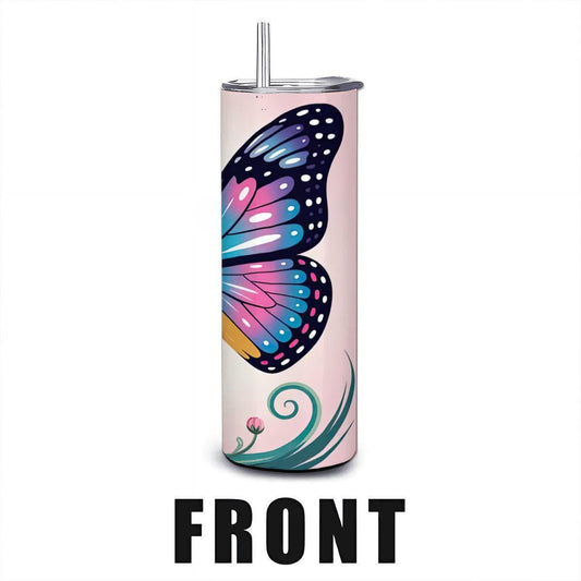 Step into a magical world with the ColorFlow Midnight Enchanted Forest 20oz Stainless Steel Tumbler! Embrace the serene beauty of a starry n