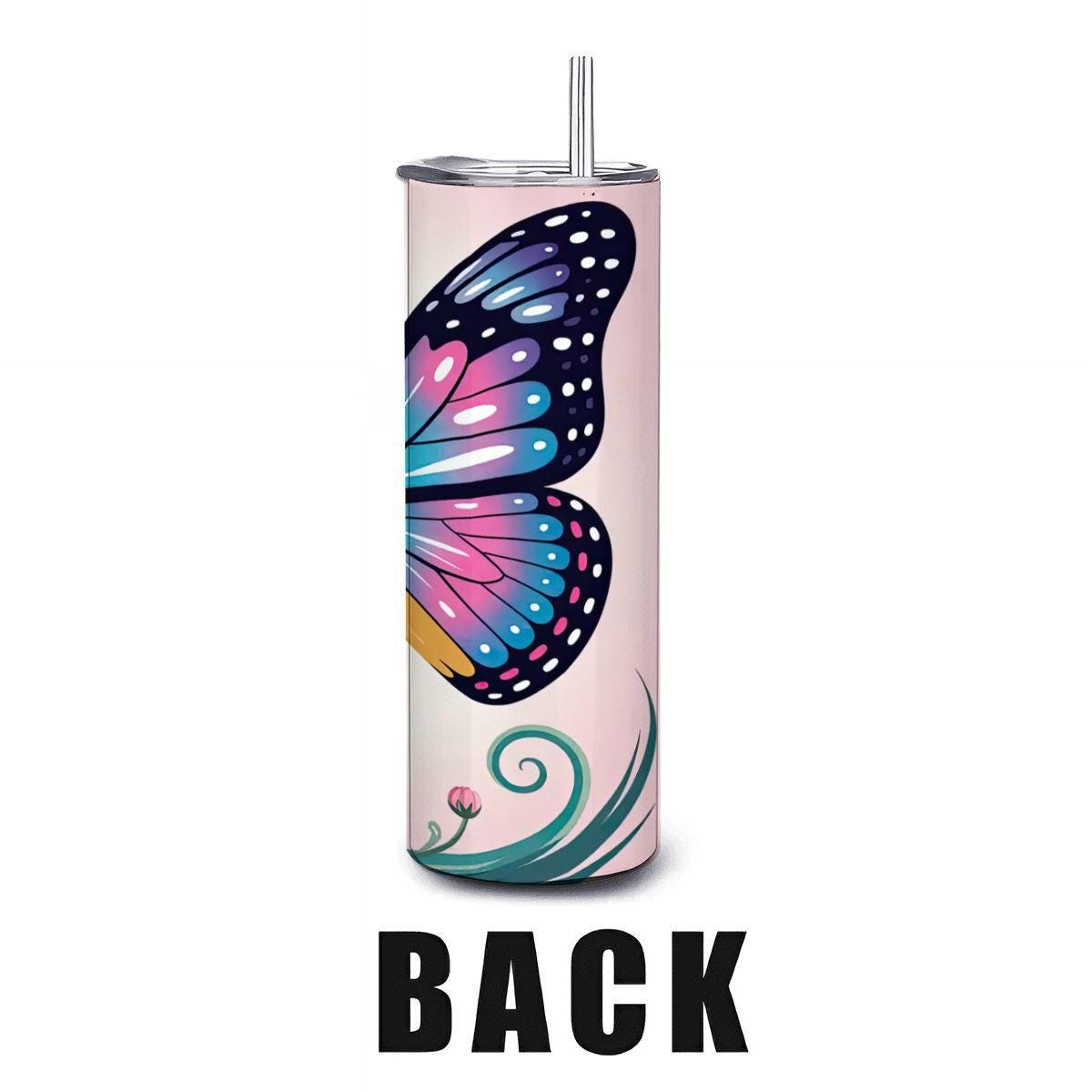 Step into a magical world with the ColorFlow Midnight Enchanted Forest 20oz Stainless Steel Tumbler! Embrace the serene beauty of a starry n