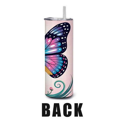 Step into a magical world with the ColorFlow Midnight Enchanted Forest 20oz Stainless Steel Tumbler! Embrace the serene beauty of a starry n