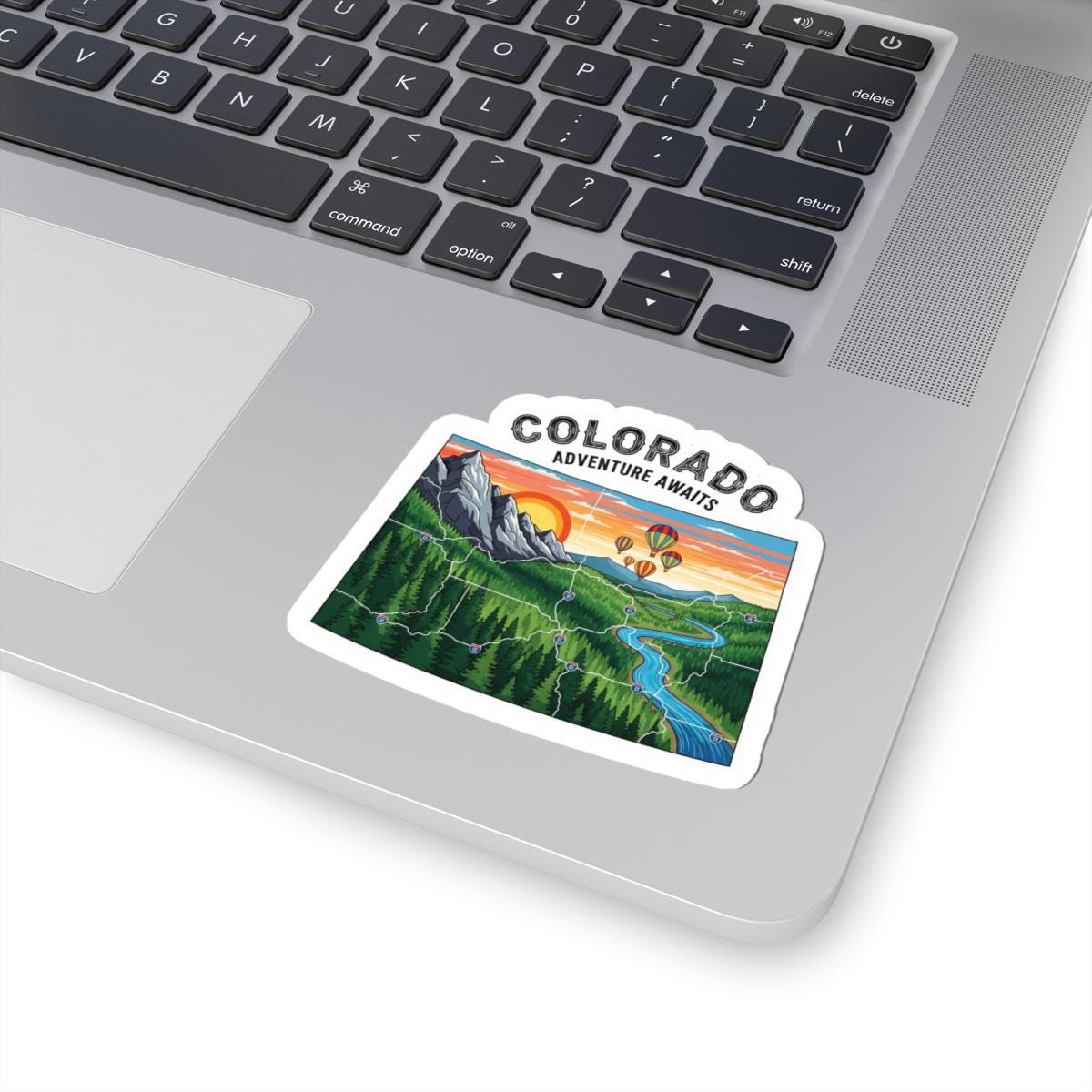 ColorFlow | Colorado Vinyl Sticker Pack | Adventure Awaits Mountains River Art | Waterproof Glossy Matte Holographic