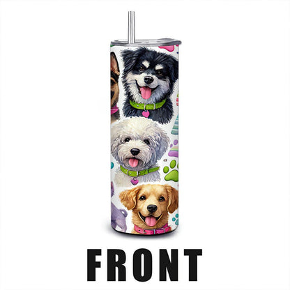 Life Is Better With Dogs Tumbler | Stainless Steel Dog Lover Mug