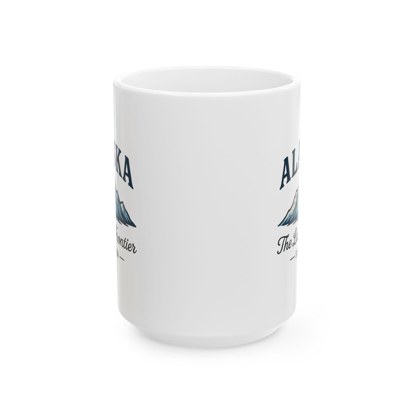 ColorFlow | Alaska The Last Frontier Mug | Mountain Adventure Coffee Cup | 15oz Ceramic Travel Gift