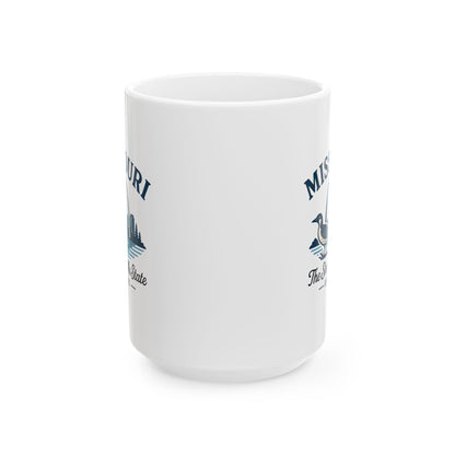 ColorFlow | Missouri The Show Me State Mug | 15oz Ceramic Coffee Cup | Gateway Arch Design | Midwest State Gift