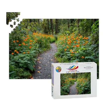 Forest Path Wooden Jigsaw Puzzle | Nature Art for Adults and Kids