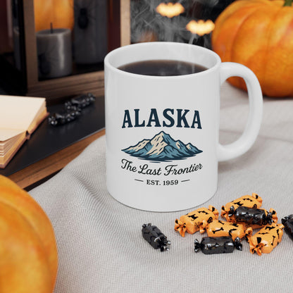 ColorFlow | Alaska The Last Frontier Mug | Mountain Adventure Coffee Cup | 15oz Ceramic Travel Gift