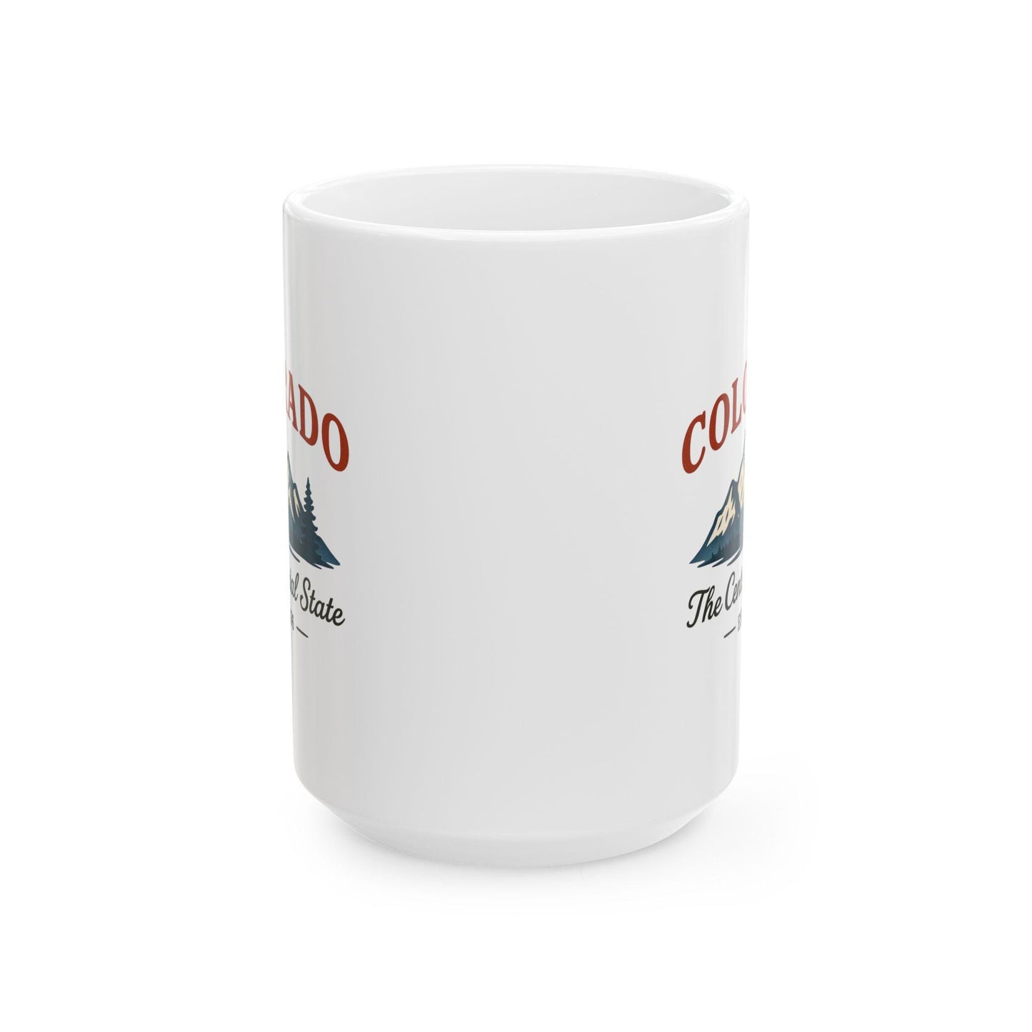 ColorFlow | Colorado The Centennial State Mug | Mountain Coffee Cup | 15oz Ceramic Adventure Gift