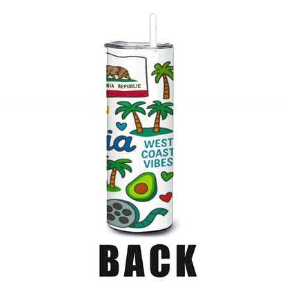 California Dreaming Tumbler | Stainless Steel Insulated Travel Mug
