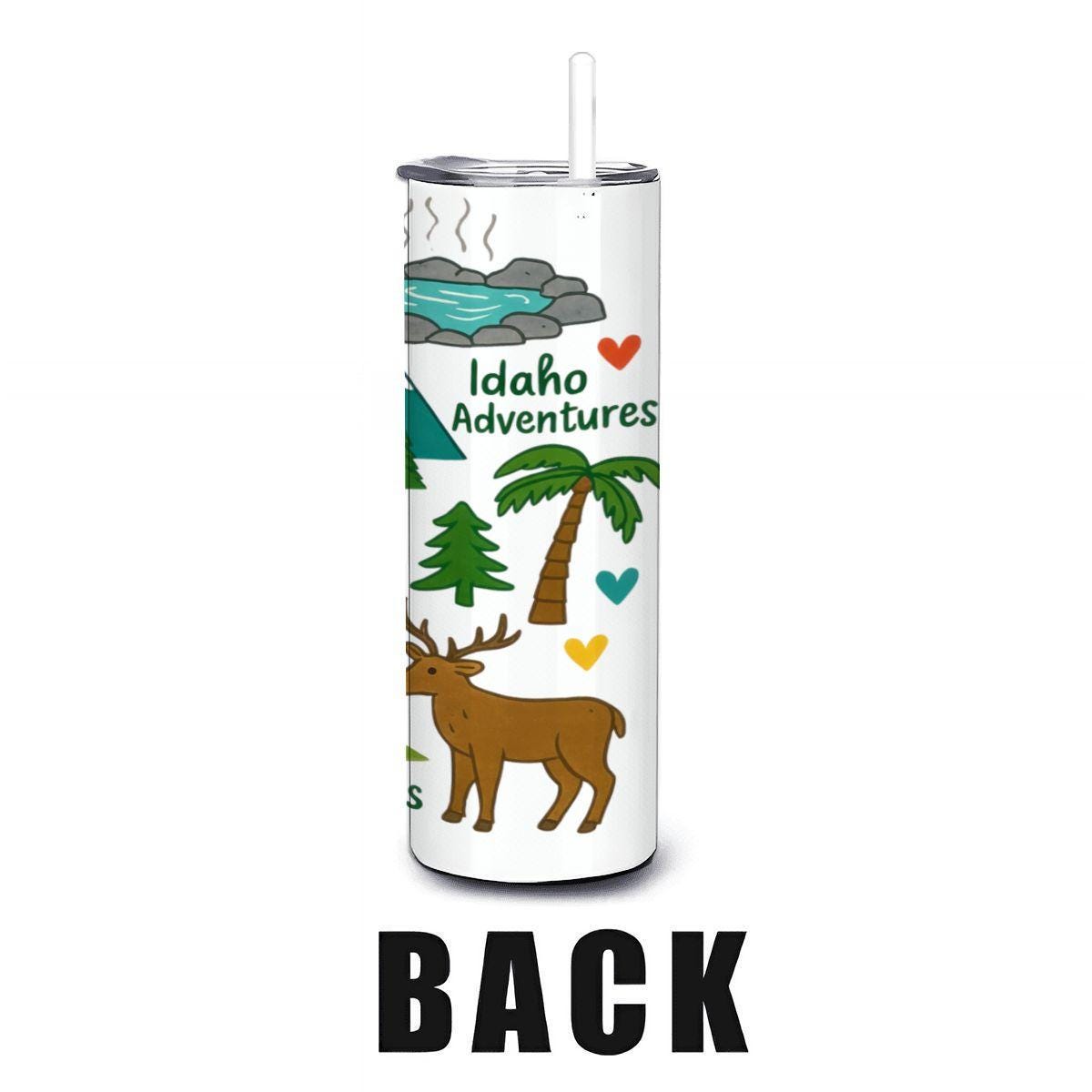 Idaho Wilderness Adventures Tumbler | 20oz Stainless Steel Travel Mug