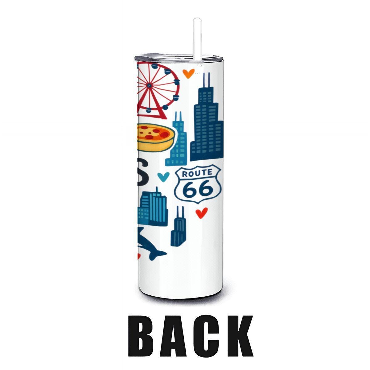 Illinois Land of Lincoln Tumbler | Midwest Stainless Steel Travel Mug