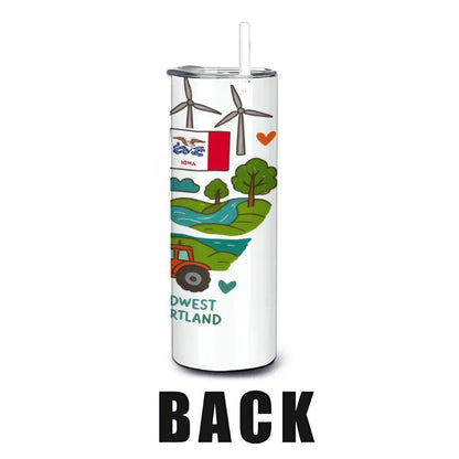 Iowa Fields Tumbler | 20oz Stainless Steel Travel Mug