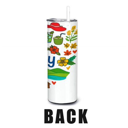 ColorFlow | Kentucky Bluegrass State Tumbler | Southern Tradition Stainless Steel Cup | 20oz Insulated Travel Mug