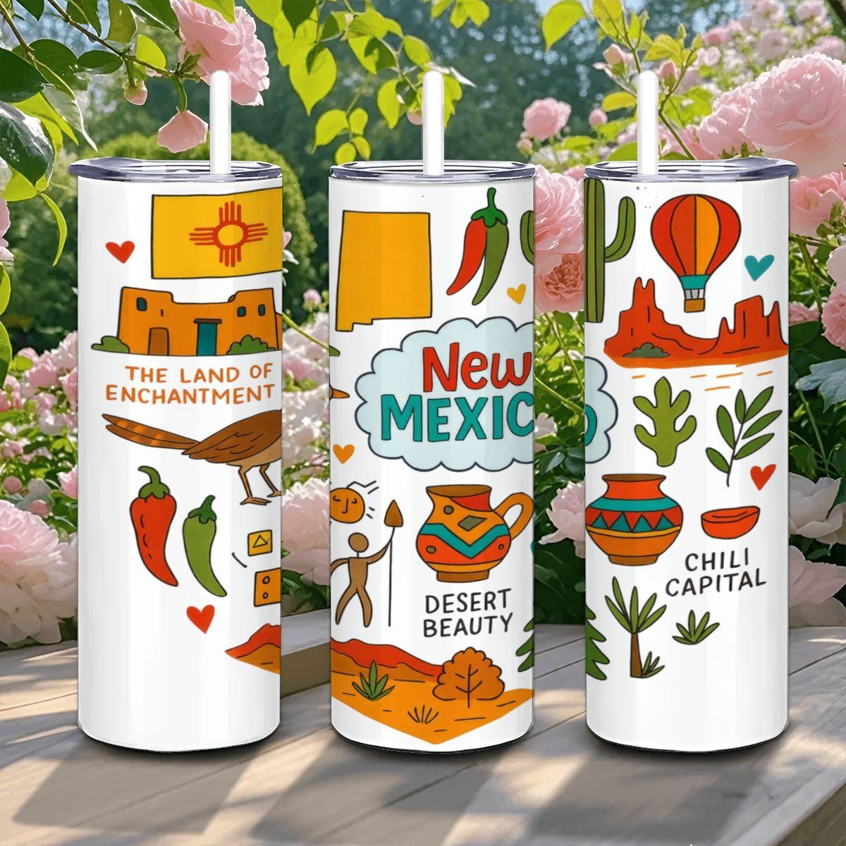 New Mexico Tumbler | Land of Enchantment 20oz Stainless Steel Travel Mug