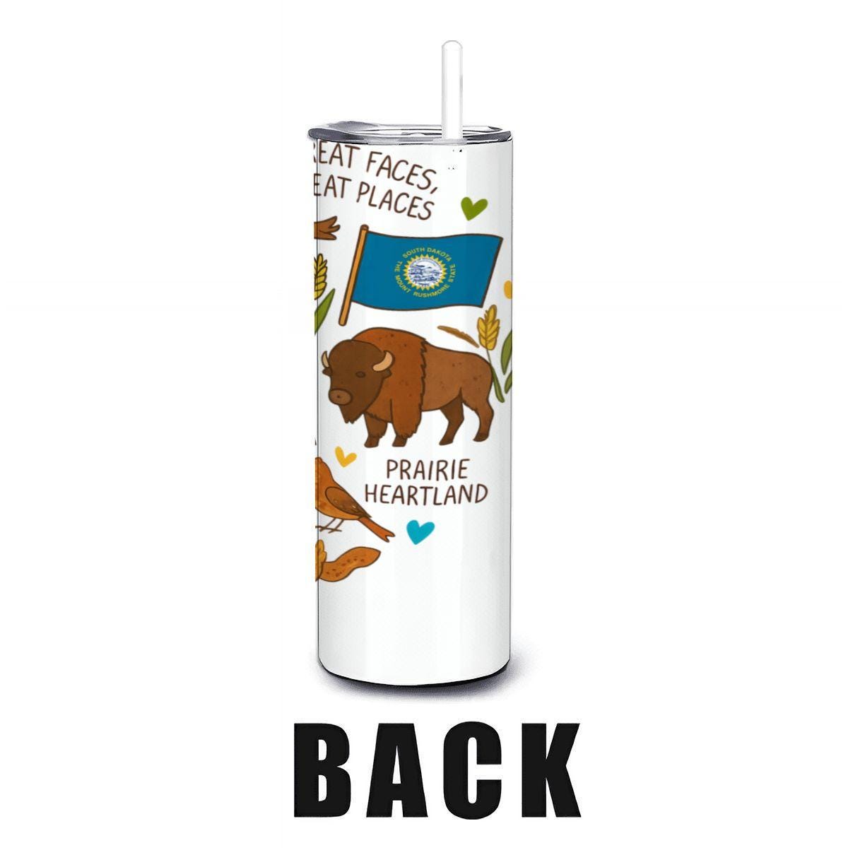 South Dakota Stainless Steel Tumbler | Mount Rushmore Travel Mug