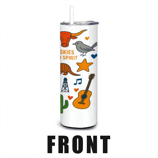 Texas Pride Tumbler | 20oz Stainless Steel Travel Mug