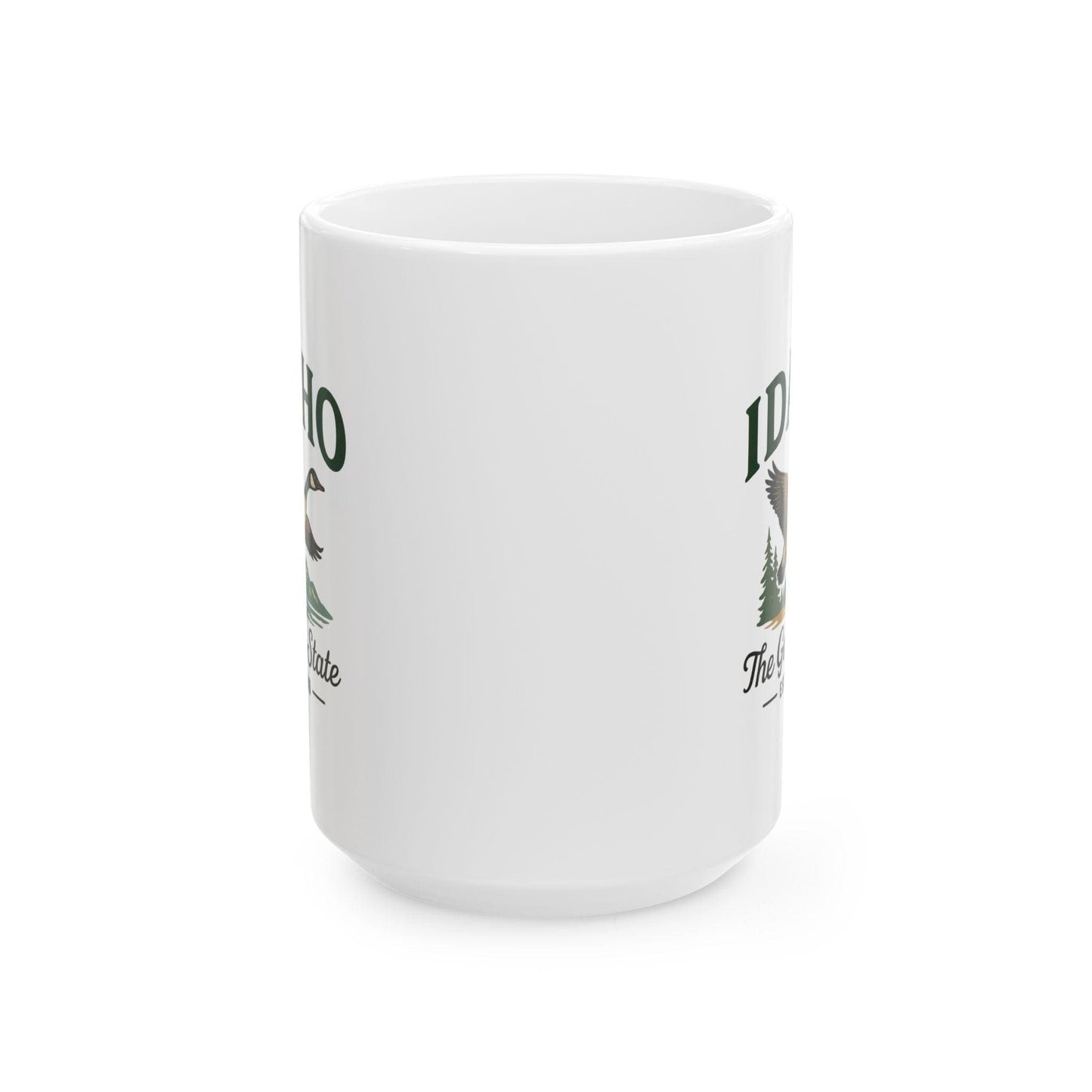 ColorFlow | Idaho The Gem State Mug | Goose Mountain Coffee Cup | 15oz Ceramic Outdoor Gift