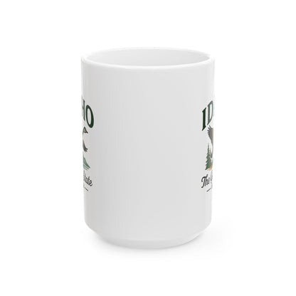ColorFlow | Idaho The Gem State Mug | Goose Mountain Coffee Cup | 15oz Ceramic Outdoor Gift