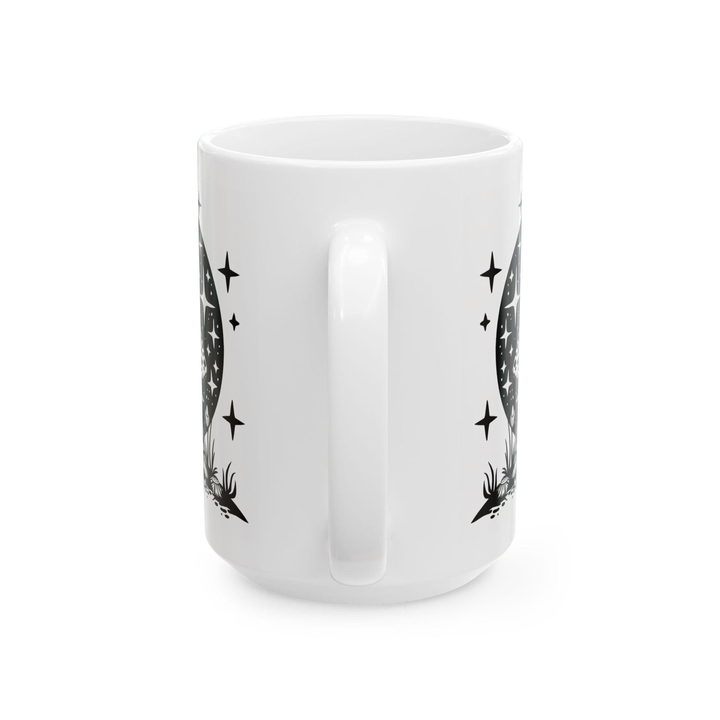 Cosmic Frog Toadstool Mug | Mystical Forest Coffee Cup