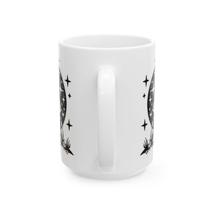 Cosmic Frog Toadstool Mug | Mystical Forest Coffee Cup