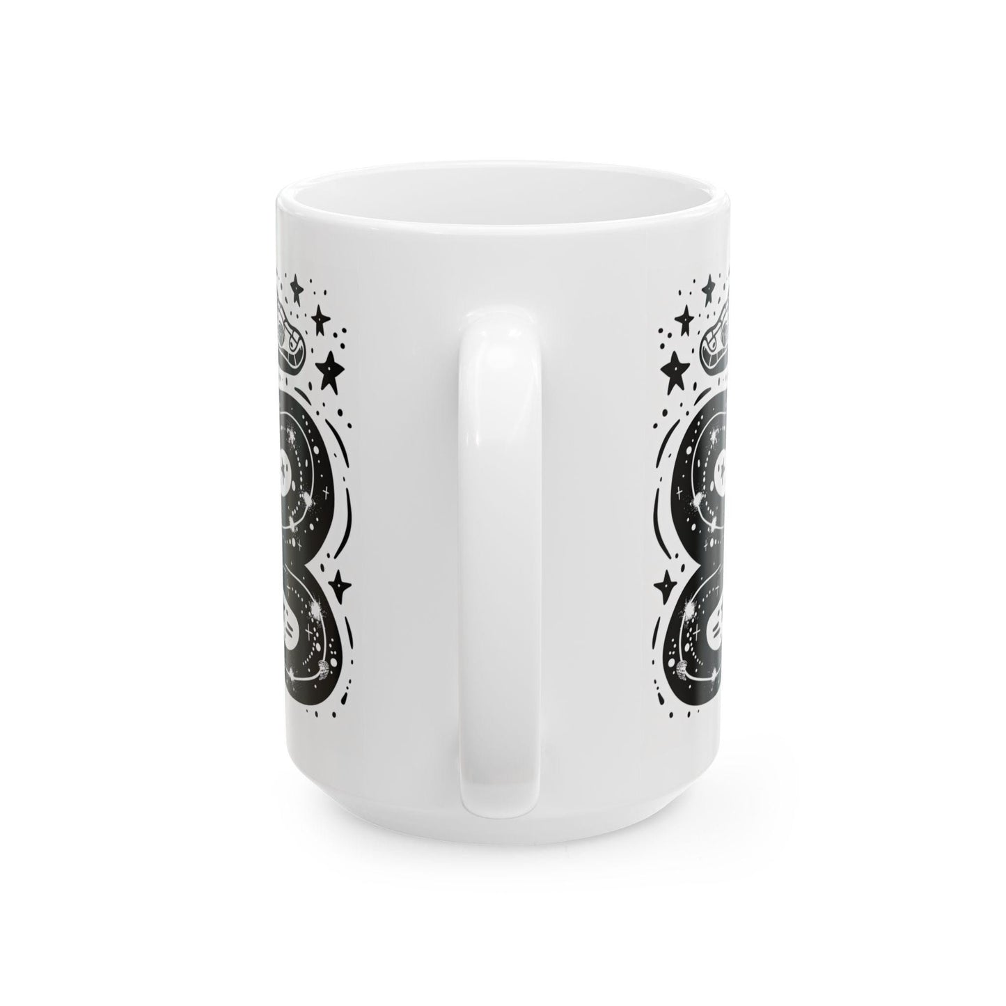 Celestial Serpent Mug | Cosmic Snake Astrology Coffee Cup