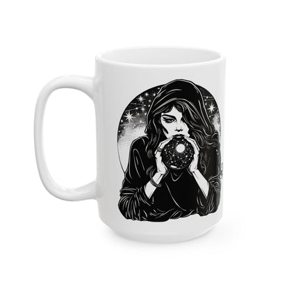 Mystic Fortune Teller Mug | Witchy Ceramic Coffee Cup (15oz)