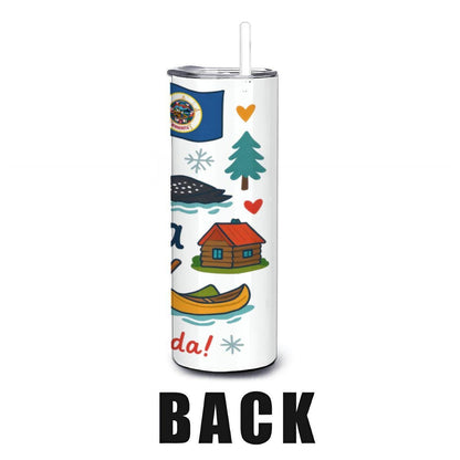 Minnesota Tumbler | Land of 10,000 Lakes Stainless Steel Mug