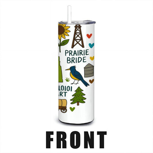 North Dakota State Pride Tumbler | Peace Garden State Travel Mug